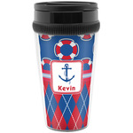 Buoy & Argyle Print Acrylic Travel Mug without Handle (Personalized)