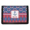 Buoy & Argyle Print Trifold Wallet (Personalized)