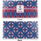 Buoy & Argyle Print Vinyl Check Book Cover - Front and Back