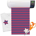 Buoy & Argyle Print Heat Transfer Vinyl Sheet (12"x18")