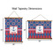 Buoy & Argyle Print Wall Hanging Tapestries - Parent/Sizing