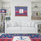 Buoy & Argyle Print Wall Hanging Tapestry - IN CONTEXT