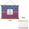 Buoy & Argyle Print Wall Hanging Tapestry - Landscape - APPROVAL