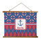 Buoy & Argyle Print Wall Hanging Tapestry - Landscape - MAIN