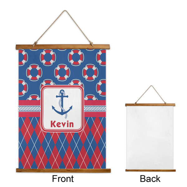 Buoy & Argyle Print Wall Hanging Tapestry - Portrait - APPROVAL