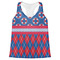 Buoy & Argyle Print Womens Racerback Tank Top - X Small