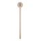 Buoy & Argyle Print Wooden 6" Stir Stick - Round - Single Stick