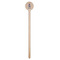 Buoy & Argyle Print Wooden 7.5" Stir Stick - Round - Single Stick