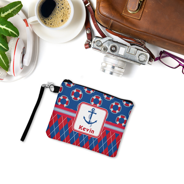 Buoy & Argyle Print Wristlet ID Cases - LIFESTYLE