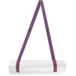 Buoy & Argyle Print Yoga Mat Strap (Personalized)
