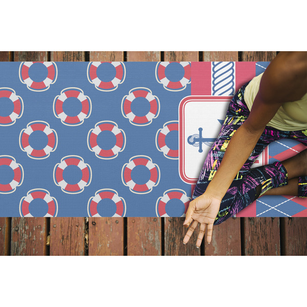 Buoy & Argyle Print Yoga Mats - LIFESTYLE