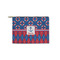 Buoy & Argyle Print Zipper Pouch - Small - 8.5"x6" (Personalized)