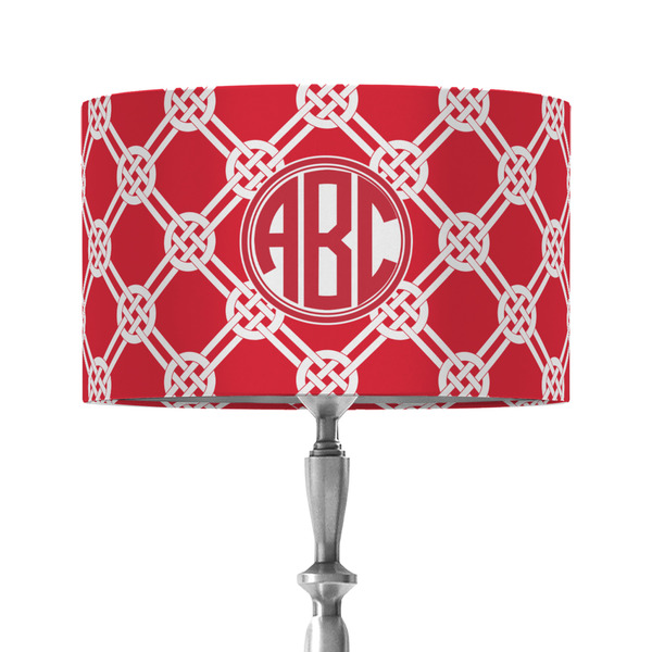 Custom Celtic Knot 12" Drum Lamp Shade - Fabric (Personalized)