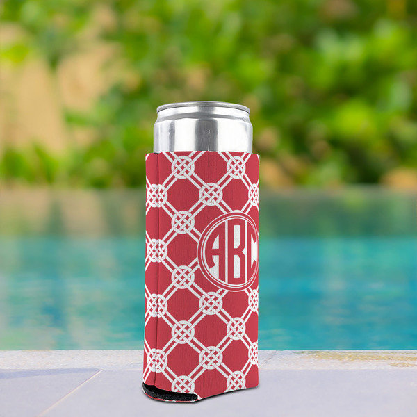 Celtic Knot Can Cooler - Tall 12oz - In Context