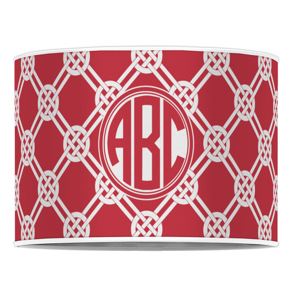 Celtic Knot 16" Drum Lampshade - FRONT (Poly Film)