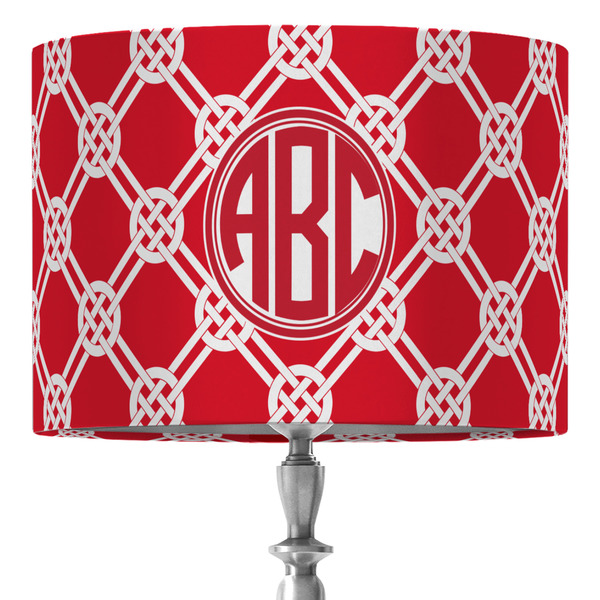 Custom Celtic Knot 16" Drum Lamp Shade - Fabric (Personalized)