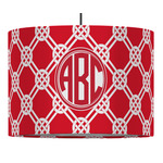Celtic Knot 16" Drum Pendant Lamp - Fabric (Personalized)