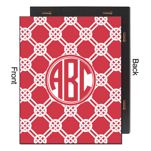 Celtic Knot 16x20 Wood Print - Front & Back View