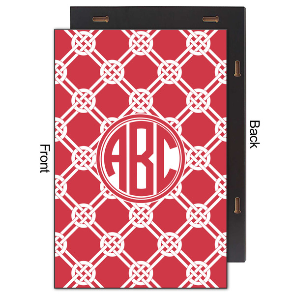 Celtic Knot 20x30 Wood Print - Front & Back View