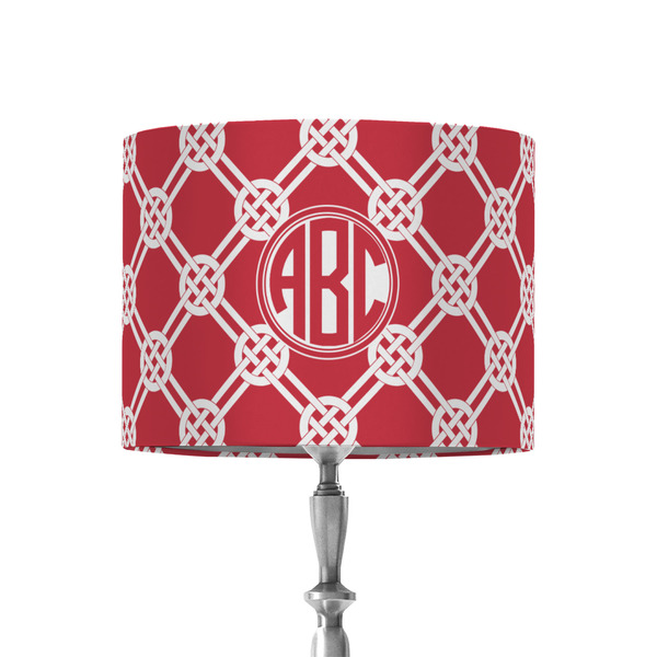 Custom Celtic Knot 8" Drum Lamp Shade - Fabric (Personalized)