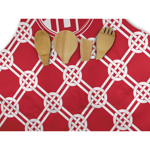 Celtic Knot Apron - Pocket Detail with Props