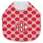 Celtic Knot Jersey Knit Baby Bib w/ Monogram