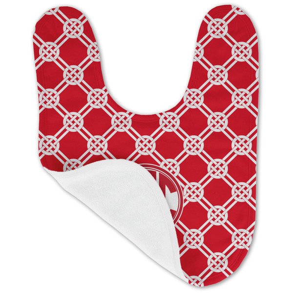 Celtic Knot Baby Bib - AFT folded