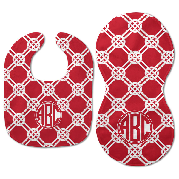 Celtic Knot Baby Bib & Burp Set - Approval (new bib & burp)