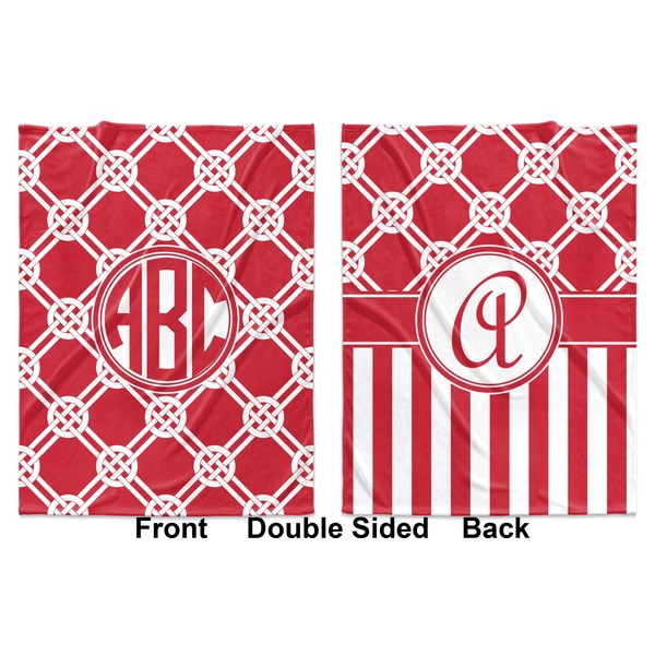 Celtic Knot Baby Blanket (Double Sided - Printed Front and Back)