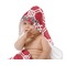 Celtic Knot Baby Hooded Towel on Child