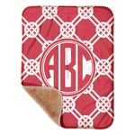 Celtic Knot Sherpa Baby Blanket - 30" x 40" w/ Monograms