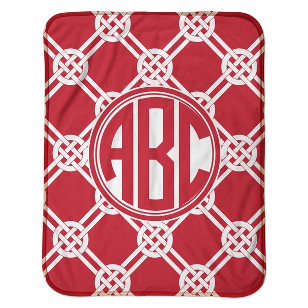 Celtic Knot Baby Sherpa Blanket - Flat
