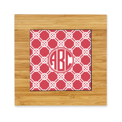 Celtic Knot Bamboo Trivet with Ceramic Tile Insert (Personalized)