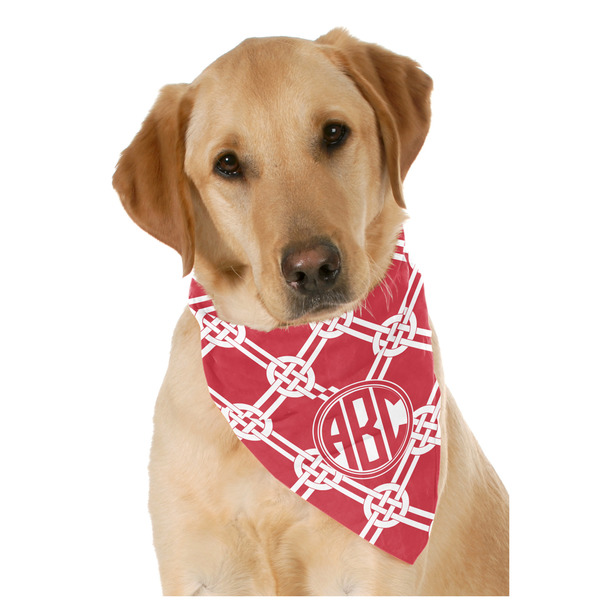Custom Celtic Knot Dog Bandana Scarf w/ Monogram