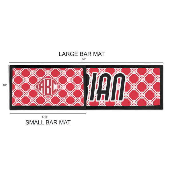 Celtic Knot Bar Mats - Sizing Chart