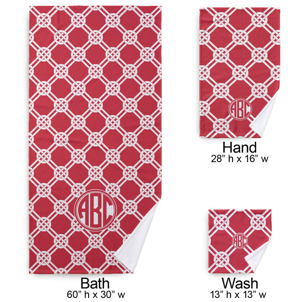 Celtic Knot Bath Towel Sets - 3-piece - Approval