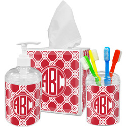 Celtic Knot Acrylic Bathroom Accessories Set w/ Monogram