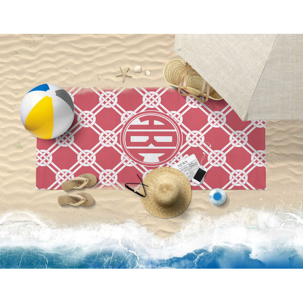 Celtic Knot Beach Towel Lifestyle