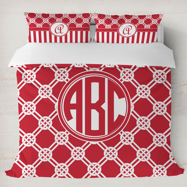 Custom Celtic Knot Duvet Cover Set - King (Personalized)