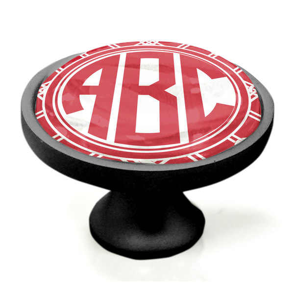 Celtic Knot Black Custom Cabinet Knob (Side)