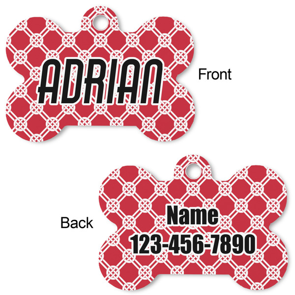 Celtic Knot Bone Shaped Dog ID Tag - Large - Approval