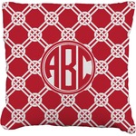 Celtic Knot Faux-Linen Throw Pillow 18" (Personalized)