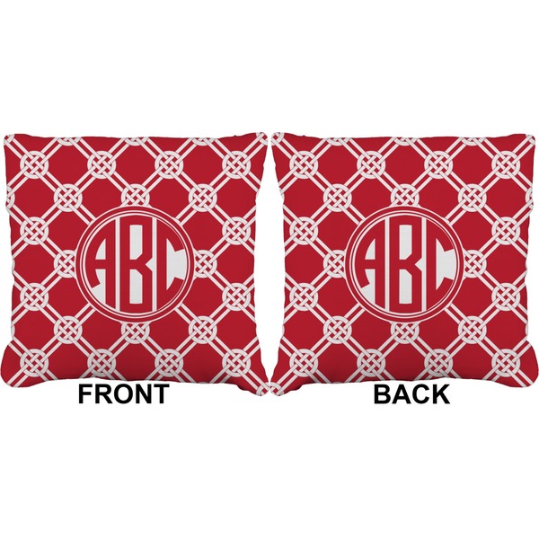 Celtic Knot Burlap Pillow Approval