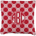 Celtic Knot Faux-Linen Throw Pillow (Personalized)