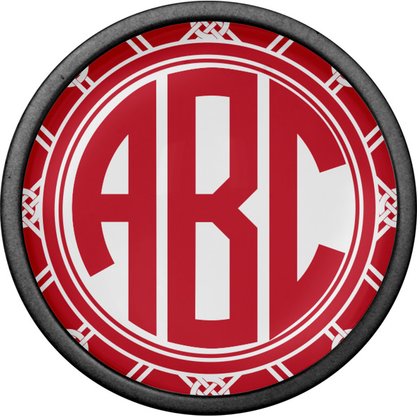 Celtic Knot Cabinet Knob - Black - Front