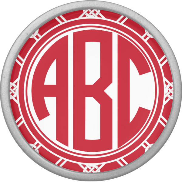 Celtic Knot Cabinet Knob - Nickel - Front