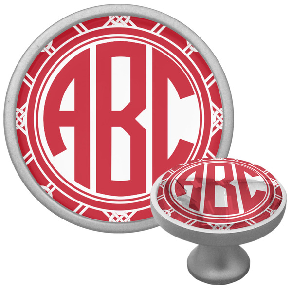 Custom Celtic Knot Cabinet Knob (Silver) (Personalized)