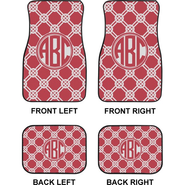 Celtic Knot Car Floor Mats Set (2F + 2B)