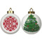Celtic Knot Ceramic Christmas Ornament - X-Mas Tree (APPROVAL)