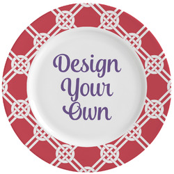 Celtic Knot Ceramic Dinner Plates (Set of 4) (Personalized)